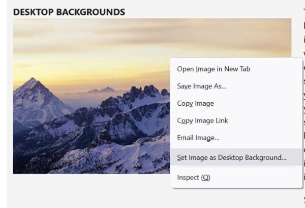 make image background from browser directly