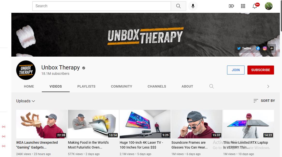 unbox therapy