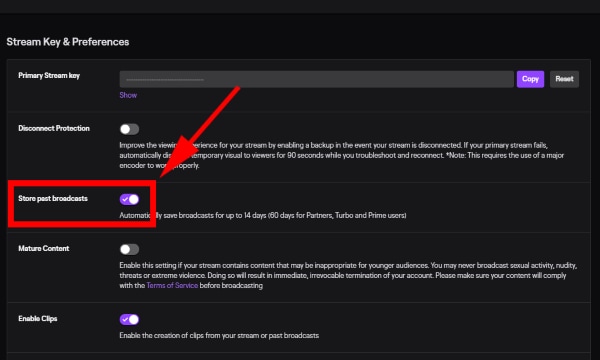 upload twitch stream to youtube - how to store twitch vod