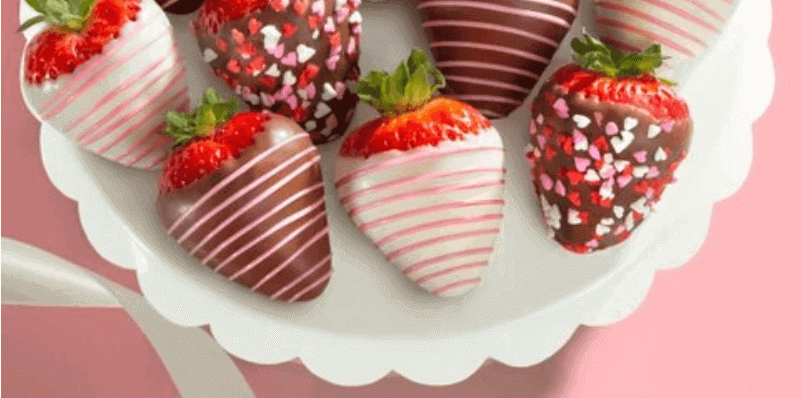 valentine day gift idea for him - Fruit Chocolate Covered Strawberries