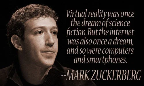 Kutipan VR dari mark zuckerberg