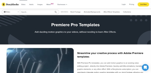 storyblocks premiere pro templates