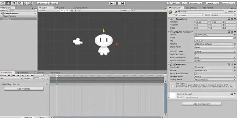 animations in unity 2d