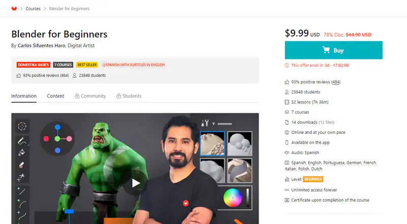 online courses to learn 3d animation for beginners 4