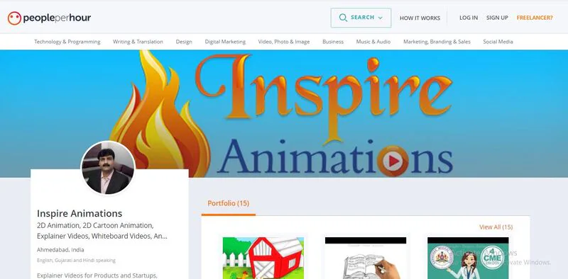 service d'animation de jeux 2d peopleperhour