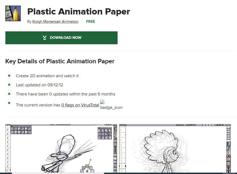 carta per animazione in plastica