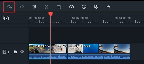 Einen Clip in Davinci Resolve teilen