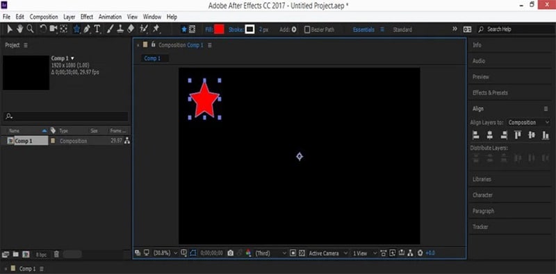 draw shape after effects