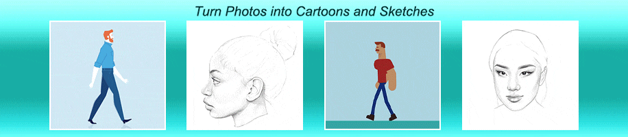 picture into a cartoon