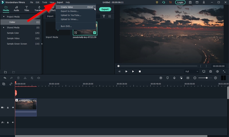Export Finished Video into GIF