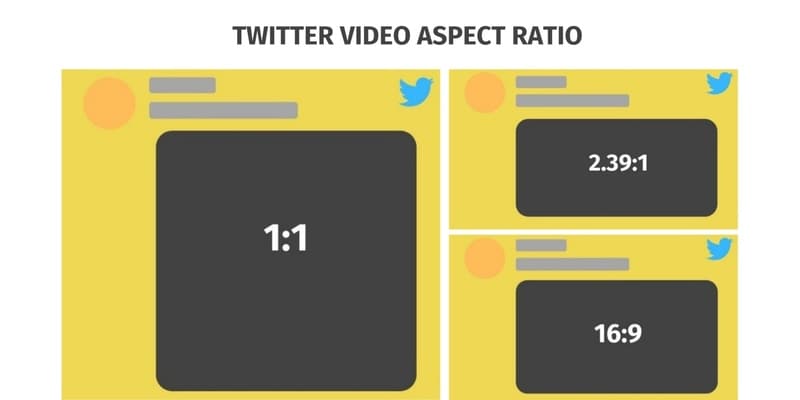 akzeptierte Seitenverhältnisse auf Twitter