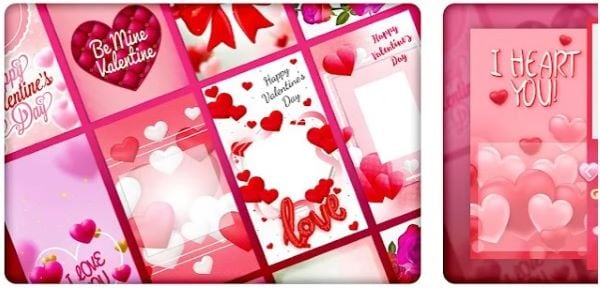 Valentine's Day eCard maker for Android