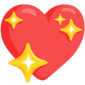 emoji for valentine - sparkling heart