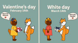 the difference between valentine's day and white valentine day
