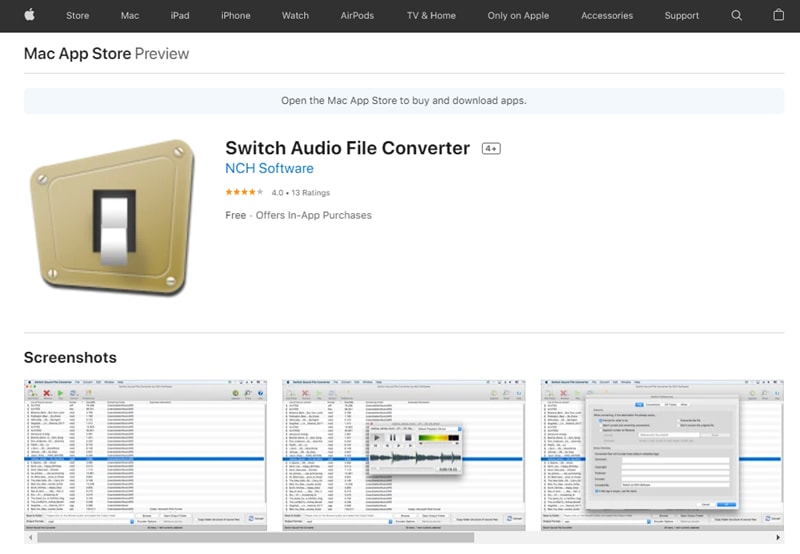 Switch Audio File Converter