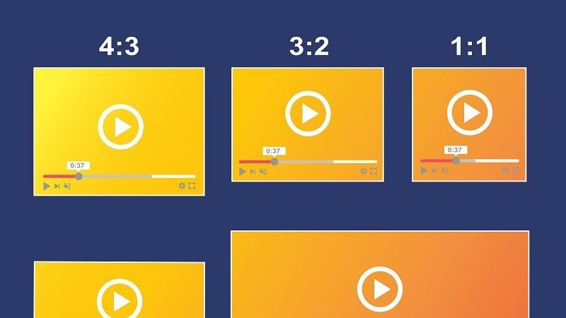 Accepted aspect ratios on YouTube