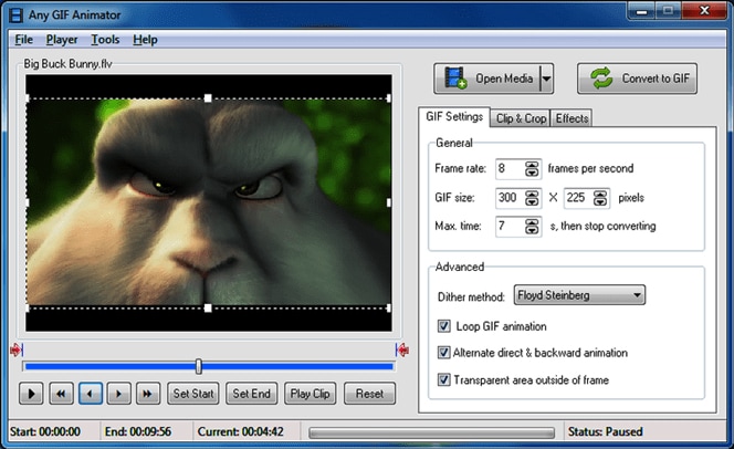 Add gif to video: add music and put gif in mp4 video with online video maker  and converter