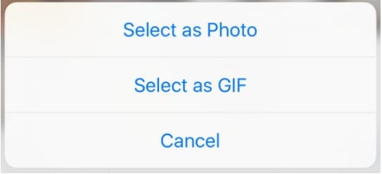 Aggiungi GIF WhatsApp esistente su iPhone
