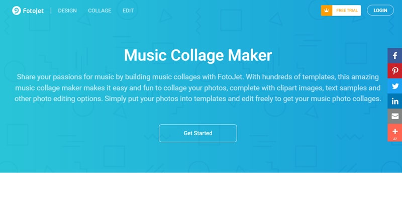 Fotojet - Music Photo Collage Tool