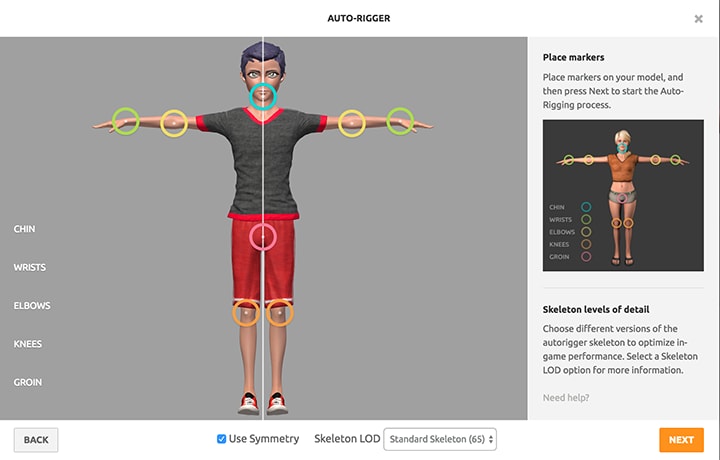 Adobe 3D Rigging mit dem Mixamo Adobe Auto Rigger