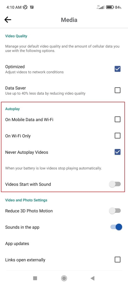 Autoplay auf Android einrichten