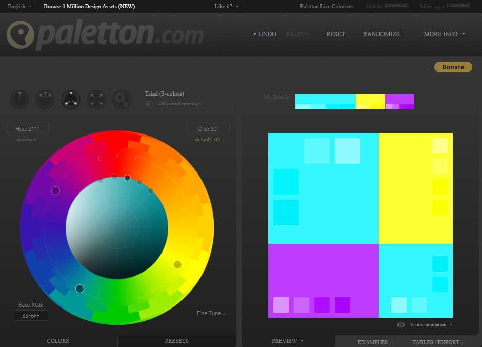 Генератор цвета. Генератор палитр. Paletton. Color Palette Generator. Color Palette в капле.