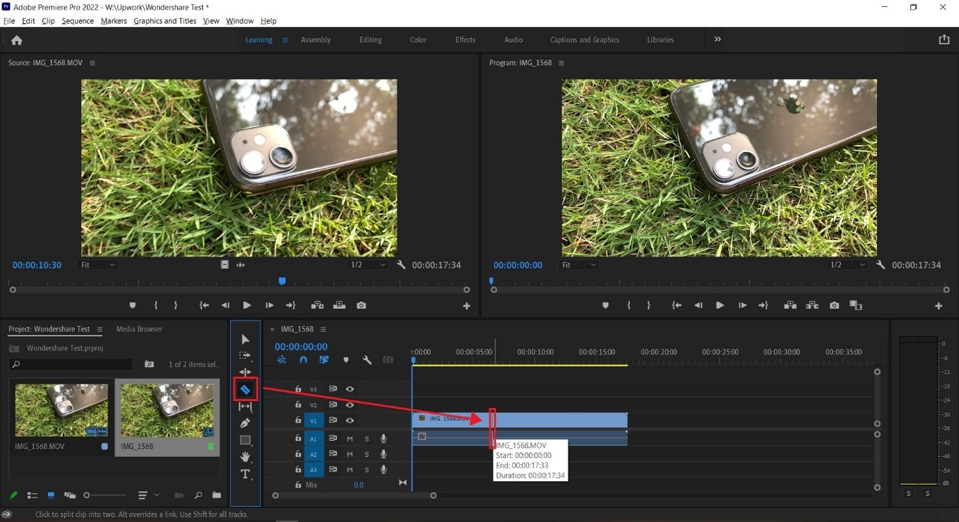 Wondershare filmora store vs premiere pro