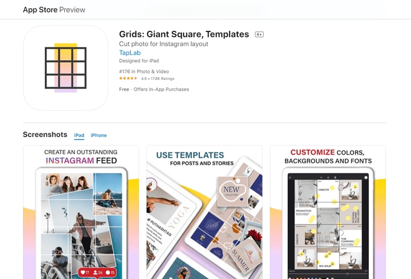 Grids - Organisateur de flux Instagram