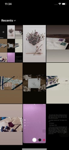 Bilder für Instagram-Collage auswählen