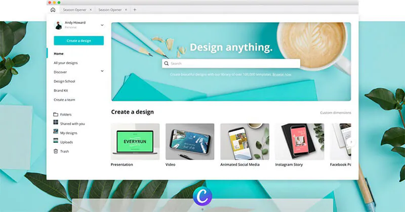 canva desktop tool