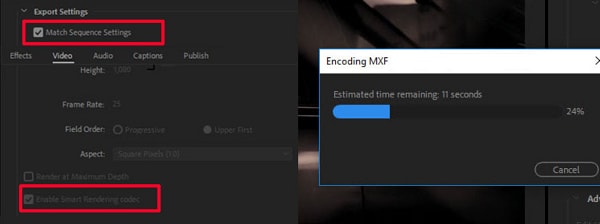 Video trimmen ohne Neu-Rendering in Premiere Pro