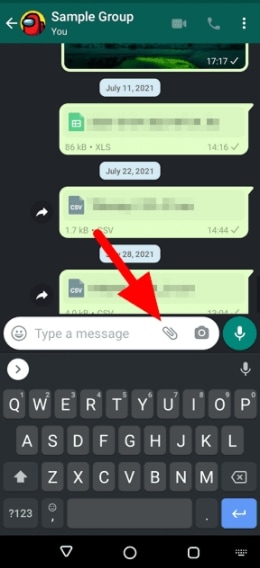 Send Saved WhatsApp Animated GIFS