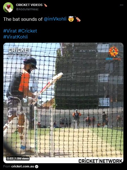 Virat Kohli Practicing in Nets