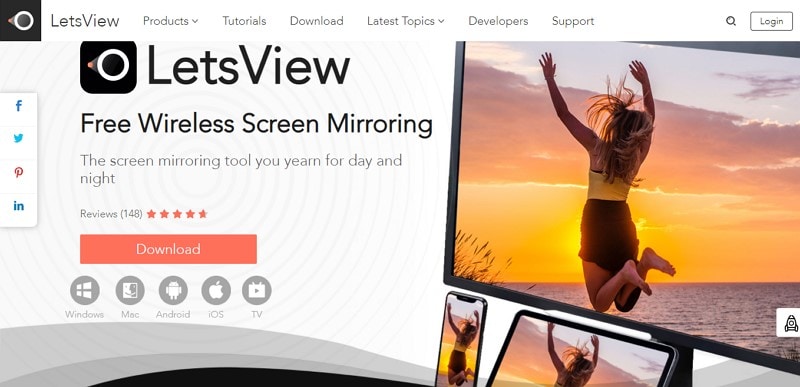 letsview screen mirror tool