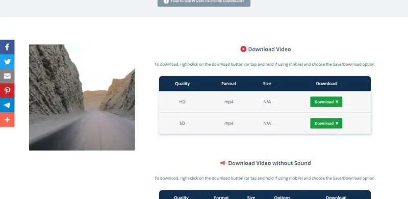 facebook private video downloader online