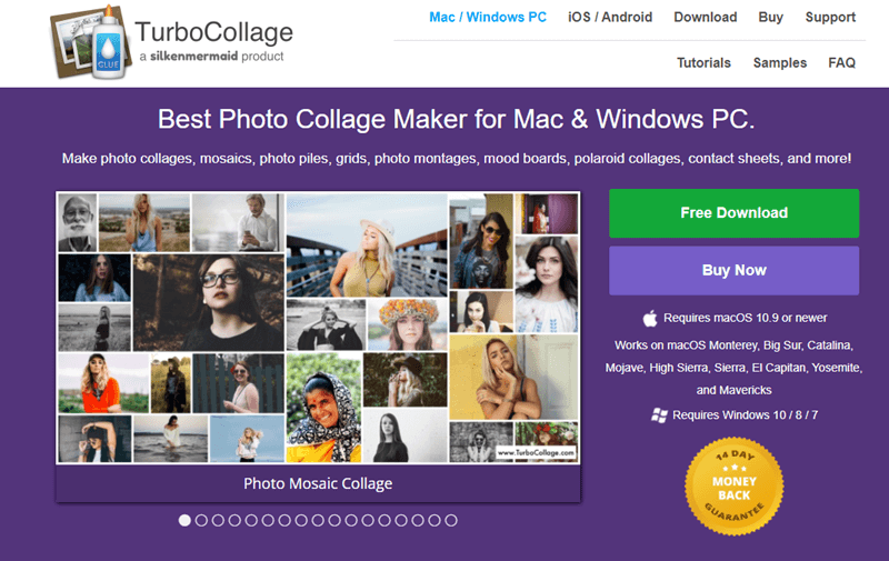 Turbo Collage -Criador de colagem de fotos 9Mac)