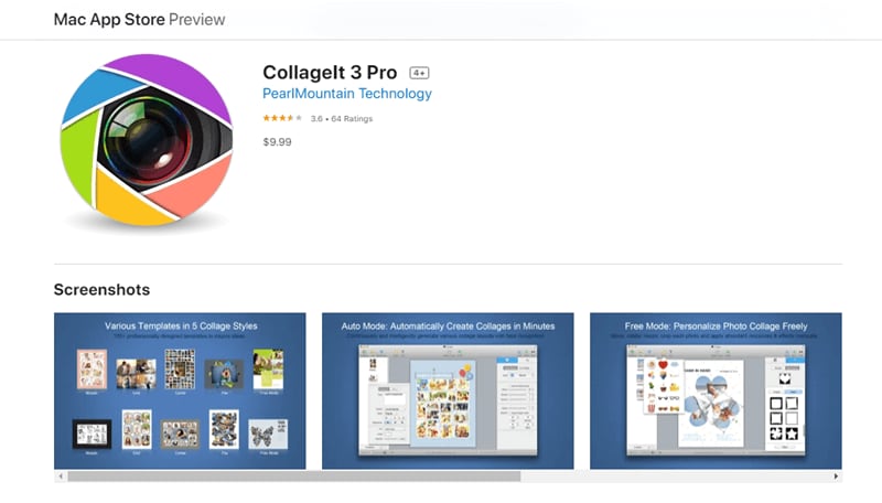CollageIt 3 Pro - Photo Collage Maker (Mac)