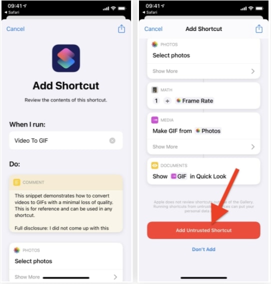 How to Make a GIF From Your iPhone Videos Using Shortcuts