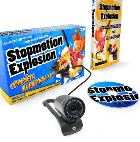 stop motion explosion animation kit