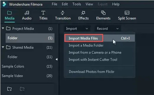 Add GIF Stickers To Video Filmora1
