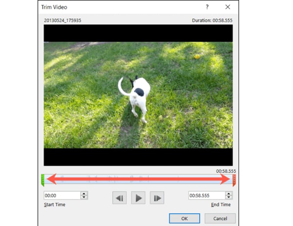 reset or edit a trimmed vidoe in microsoft powerpoint 