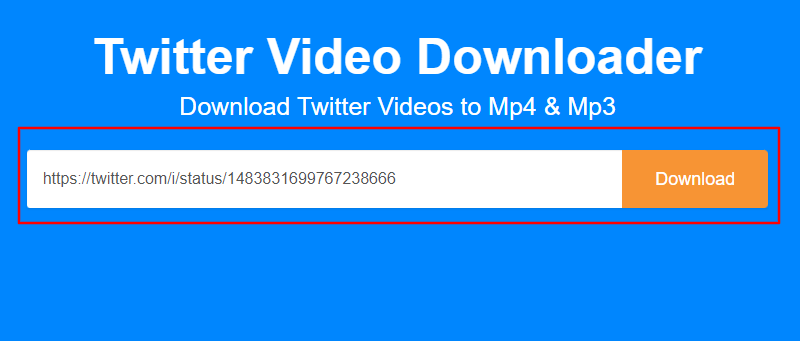 Twitter Video Converter Convert Twitter Video to Audio MP4 WebM