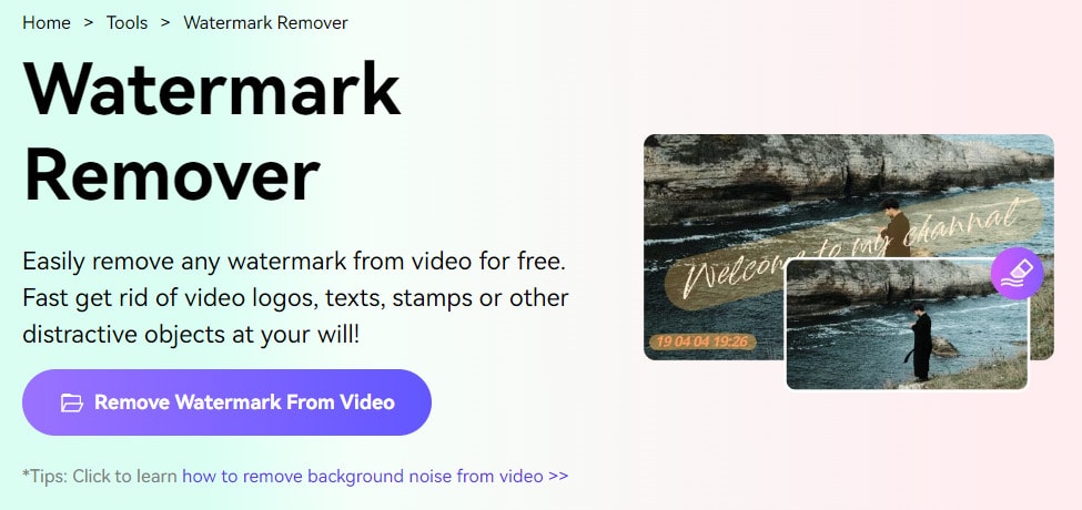 Menghilangkan Watermark pada video secara online