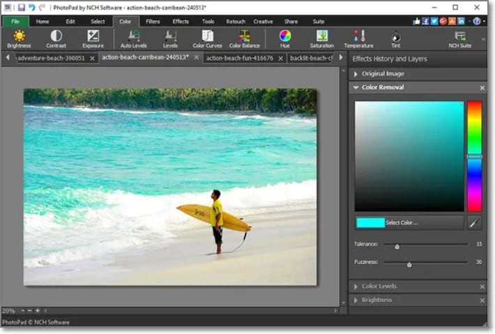 PhotoPad Photo Editing Software