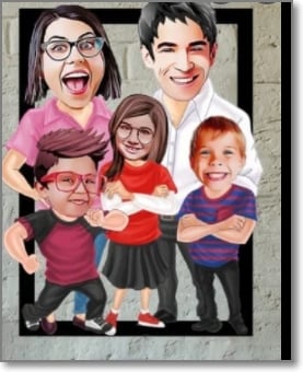 Caricature Collage