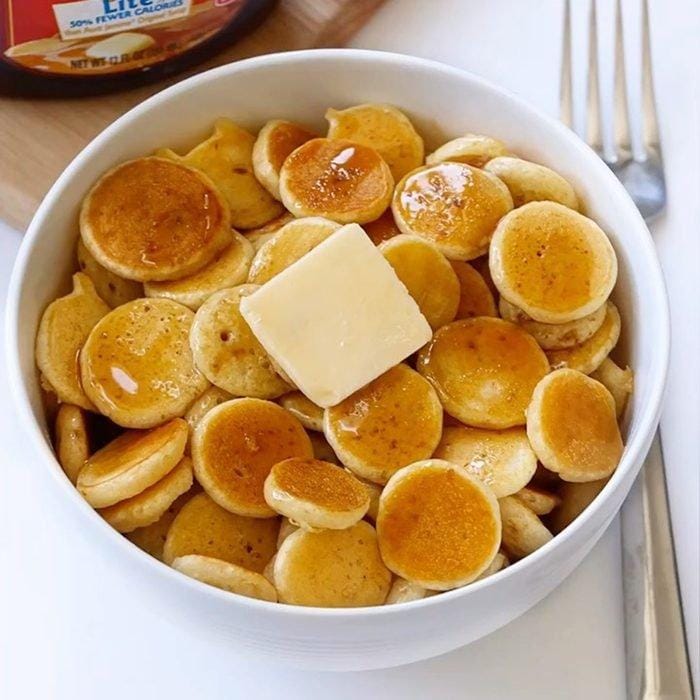 pancake cereal-viral tiktok food recipe