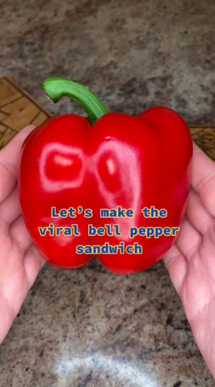 Bell Pepper Sandwich