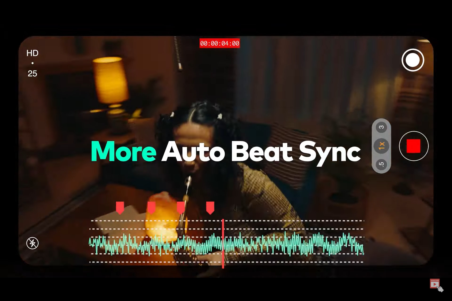 Sincronizzazione automatica del beat su WonderShare Filmora 