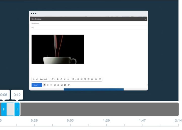 إعدادات الإطار الزمني لـ Vimeo GIF