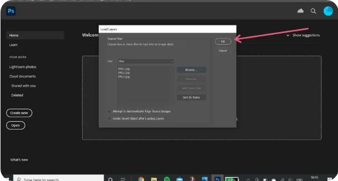 Photoshop- Confirm Selection Window